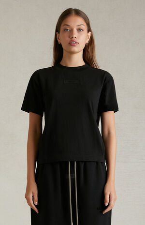Women's Black T-Shirt image number 2