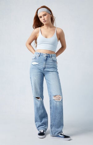 Women's High Waisted Jeans, High Rise Jeans