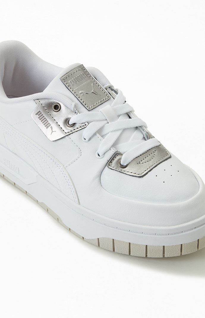 Puma Women s White Cali Dreams Sequin Sneakers PacSun