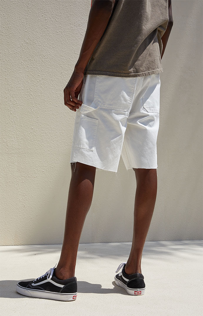 PacSun White Carpenter Shorts PacSun