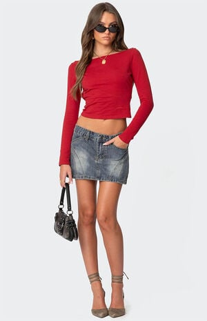 Valentine Open Back Top image number 4