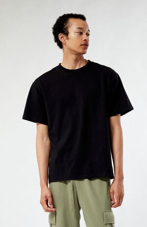 Black Premium Oversized T-Shirt image number 1