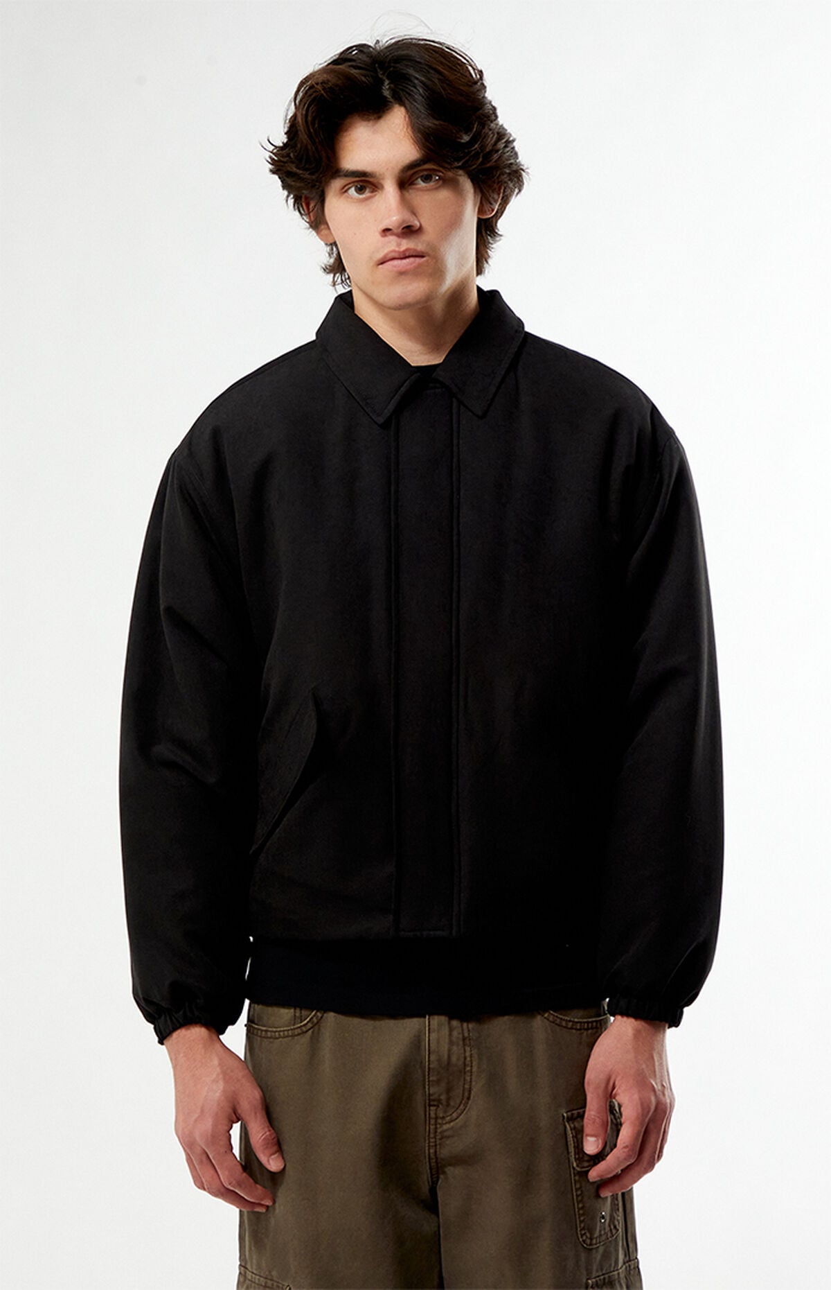 PacSun Black Ninety Puffer Jacket