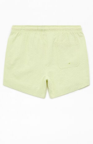 Sea Foam Seersucker 4.5" Swim Trunks image number 2