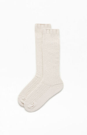 Cozy Slouchy Crew Socks image number 1