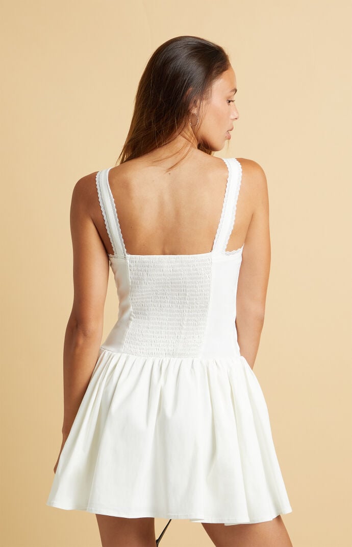 フェティコ　24SS　OPEN-BACK BUSTIER MINI DRESS フェティコ24SSOPEN-BACK BUSTIER MINI DRESS