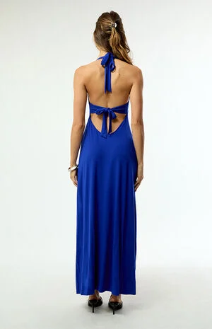 Alexa Halter Midi Dress image number 5