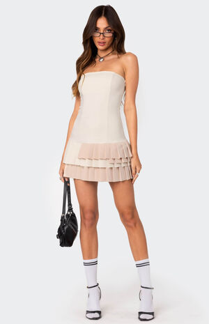Cassia Pleated Mini Dress image number 5