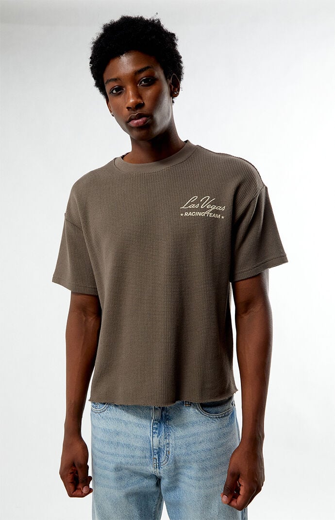 Pacsun Las Vegas Racing Waffle Knit T-Shirt | PacSun