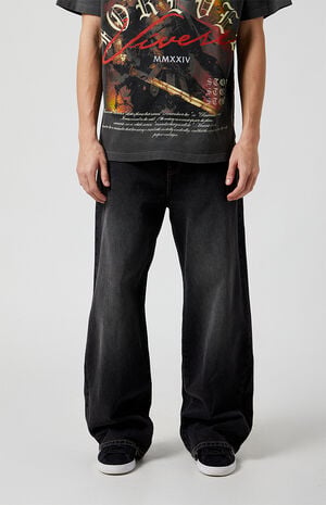 Black Extreme Baggy Jeans