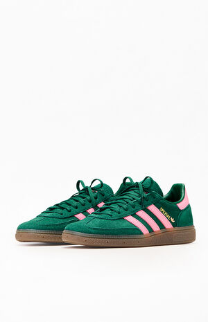 Women's Green & Pink Handball&nbsp;Spezial&nbsp;Sneakers image number 2