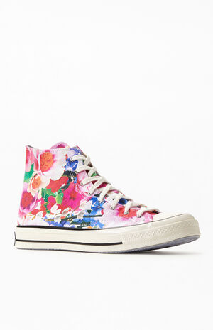 Floral Chuck 70 High Top Shoes image number 1