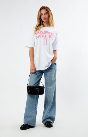 Paris Hilton Pillars Oversized T-Shirt image number 5