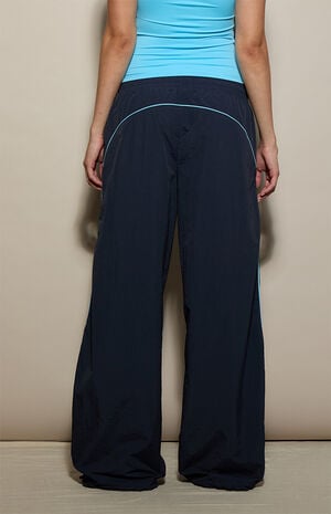 Nylon Baggy Track Pants image number 4