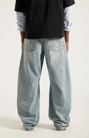 Mason Baggy Barrel Jeans Light Blue image number 4