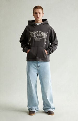 Blake Extreme Baggy Jeans Drawstring Light Indigo image number 1