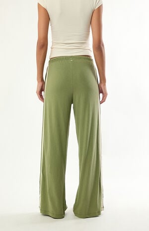 Wave Stamp Wide Leg Pants image number 4