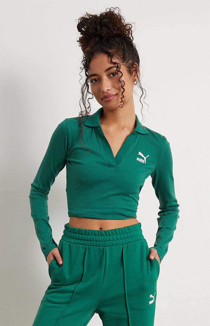 Puma online green top