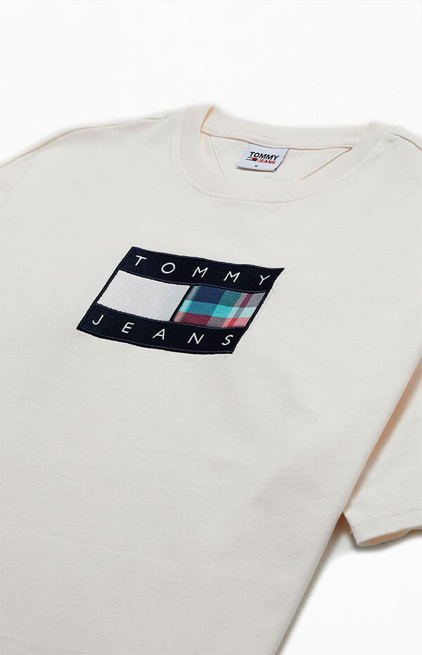 Tommy Jeans Tartan T-Shirt PacSun