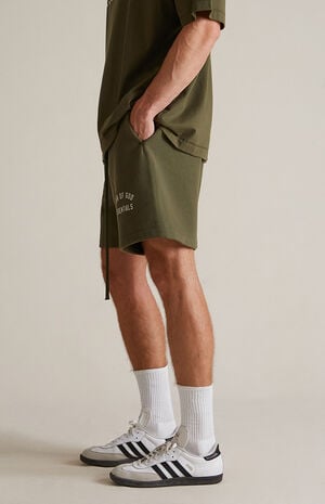 Military Fleece Soccer Sweat Shorts image number 4