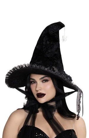 Dark Lolita Witch Hat image number 1