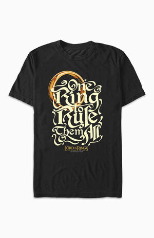 The Lord Of The Rings One Ring Rules T-Shirt image number 1