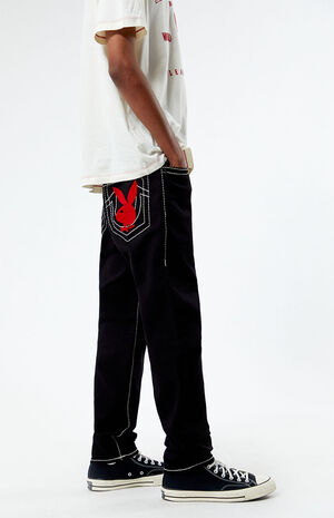 True Religion x Playboy Relaxed Skinny Jeans | PacSun