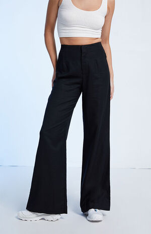 Linen Wide Leg Trousers image number 2
