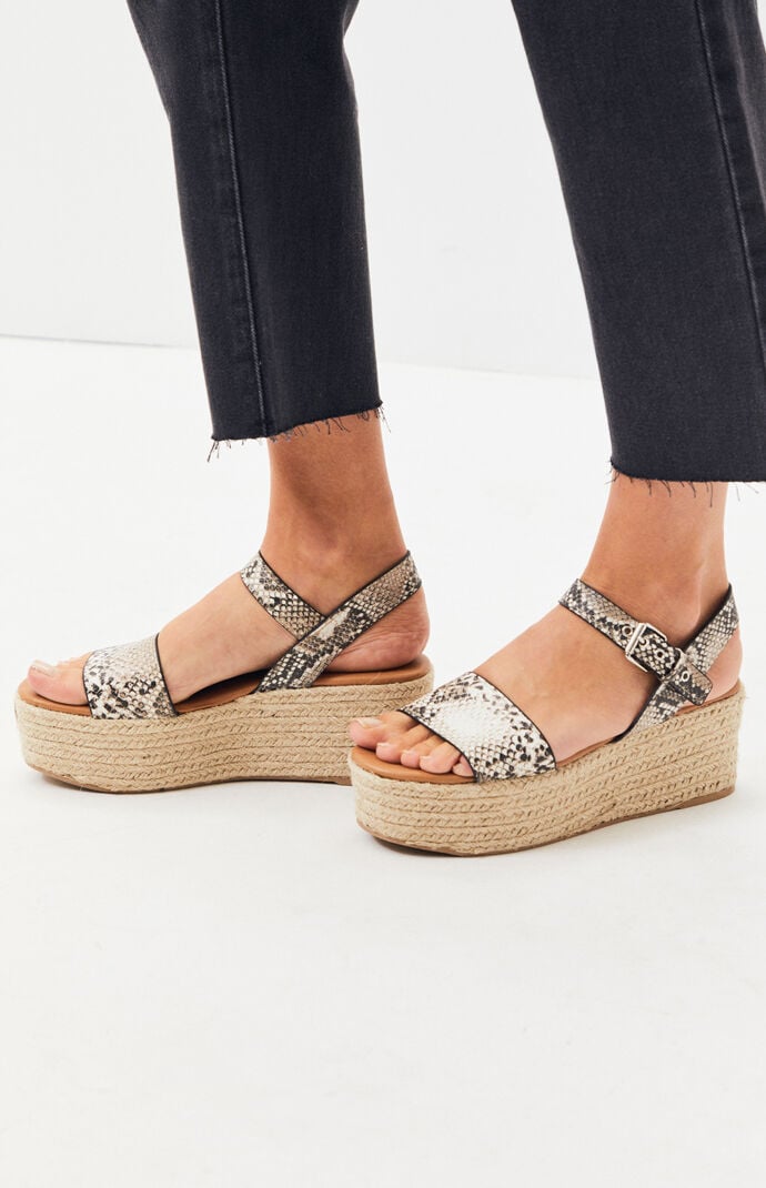 Qupid Big Bang Wedge Sandals PacSun PacSun