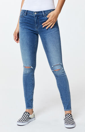 Bleach Blue Perfect Fit Jeggings | PacSun | PacSun