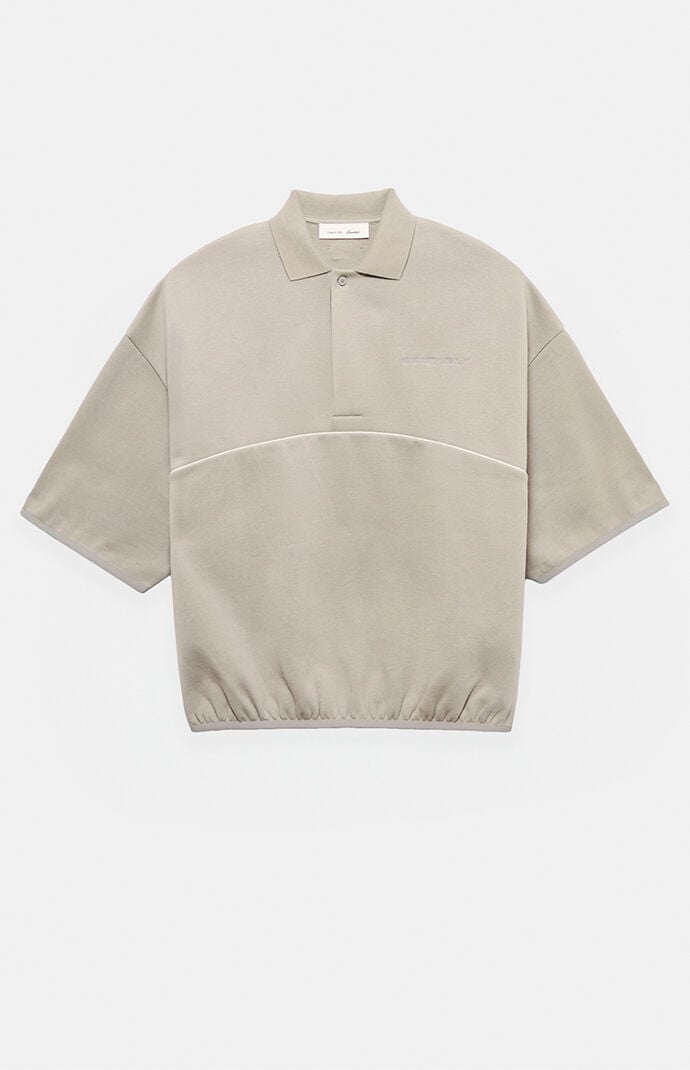 Fear of God Seal Active Trace 3/4 Sleeve Modern Polo Sweatshirt