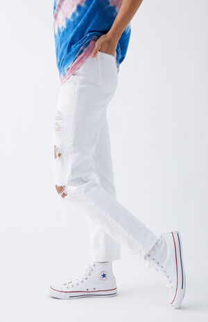 White Mom Jeans image number 4