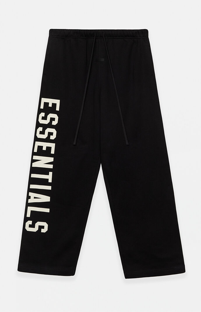Fear of God Essentials Black Fleece Relaxed Sweatpants | PacSun Fear of God Essentials Black Fleece Relaxed Sweatpants | PacSun