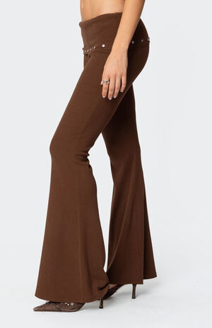 Aries Studded Fold Over Leggings image number 3