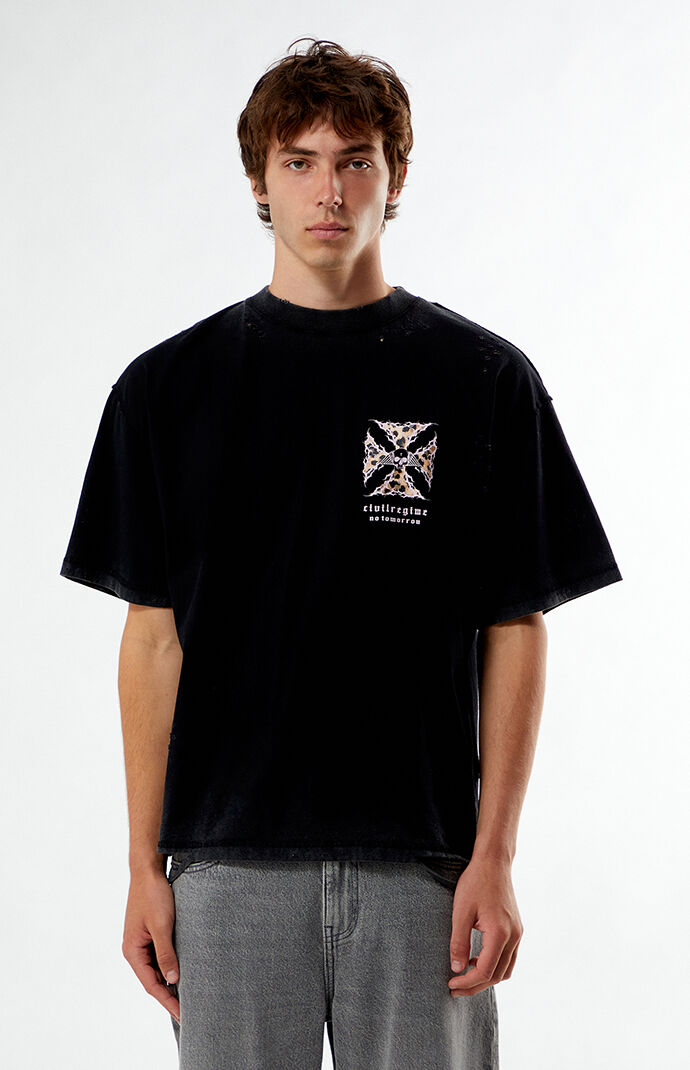 CapsLack『I SHOUT AT THE WORLD QUIETLY』 S0NIC C.D. BLACK PROMO T-SHIRT – Parallel