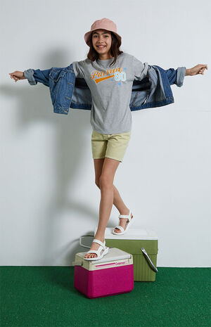 Eco Green Denim Shorts image number 2