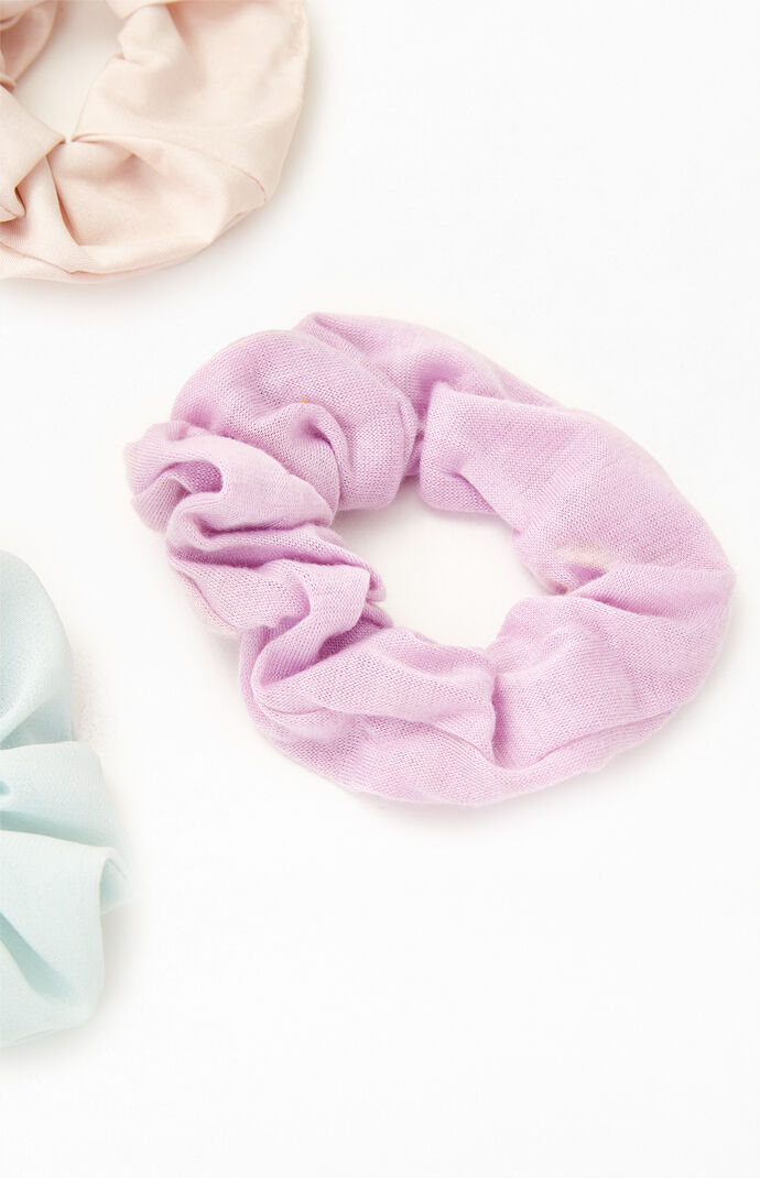 4-Pack Mixed Print Scrunchies