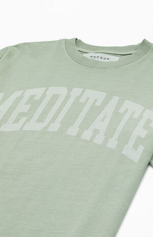 Meditate Vintage Wash T-Shirt image number 2