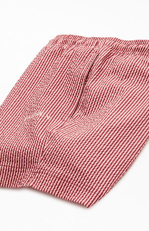 Striped Seersucker 4.5" Swim Trunks image number 4