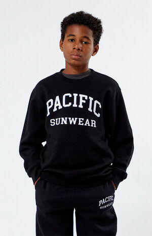 Black Pacific Sunwear Crew Neck Sweatshirt image number 1