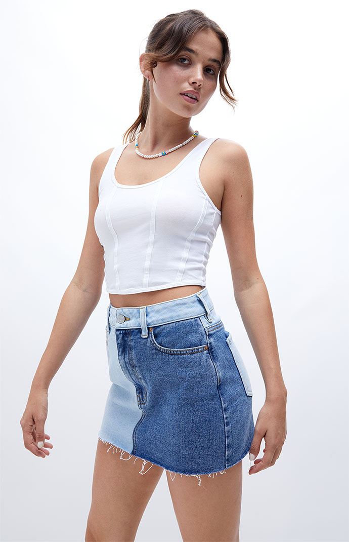 Jean clearance skirt pacsun