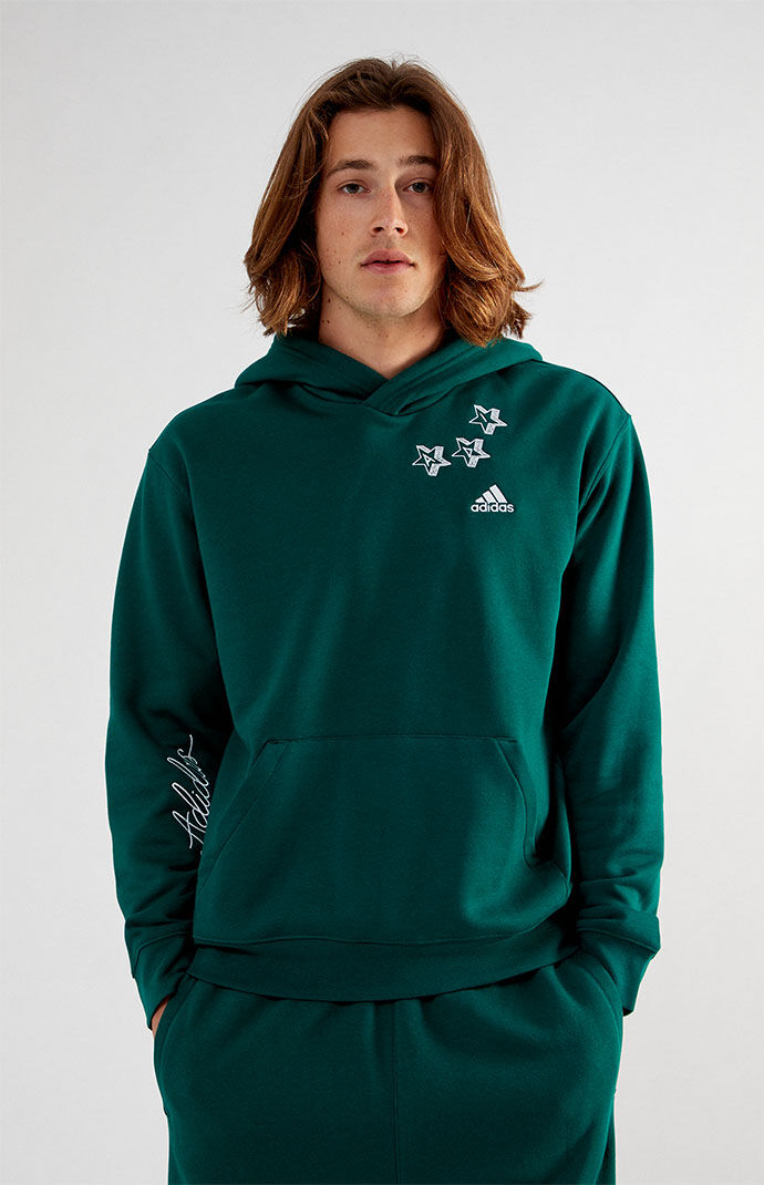 adidas Recycled Scribble Embroidery Fleece Hoodie | PacSun