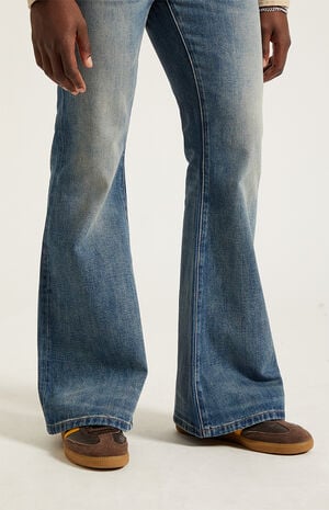 Jordan Baggy Bootcut Jeans Medium Blue Tint image number 4