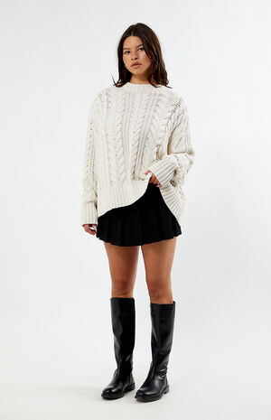 Rory Cable Knit Sweater image number 4