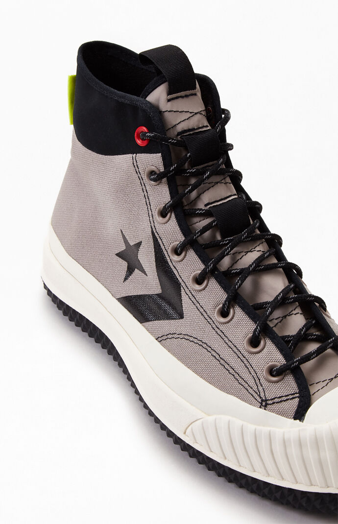 Tan & Black Bosey MC High-Top Shoes