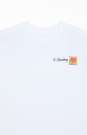 Keith Haring Running Heart T-Shirt image number 3