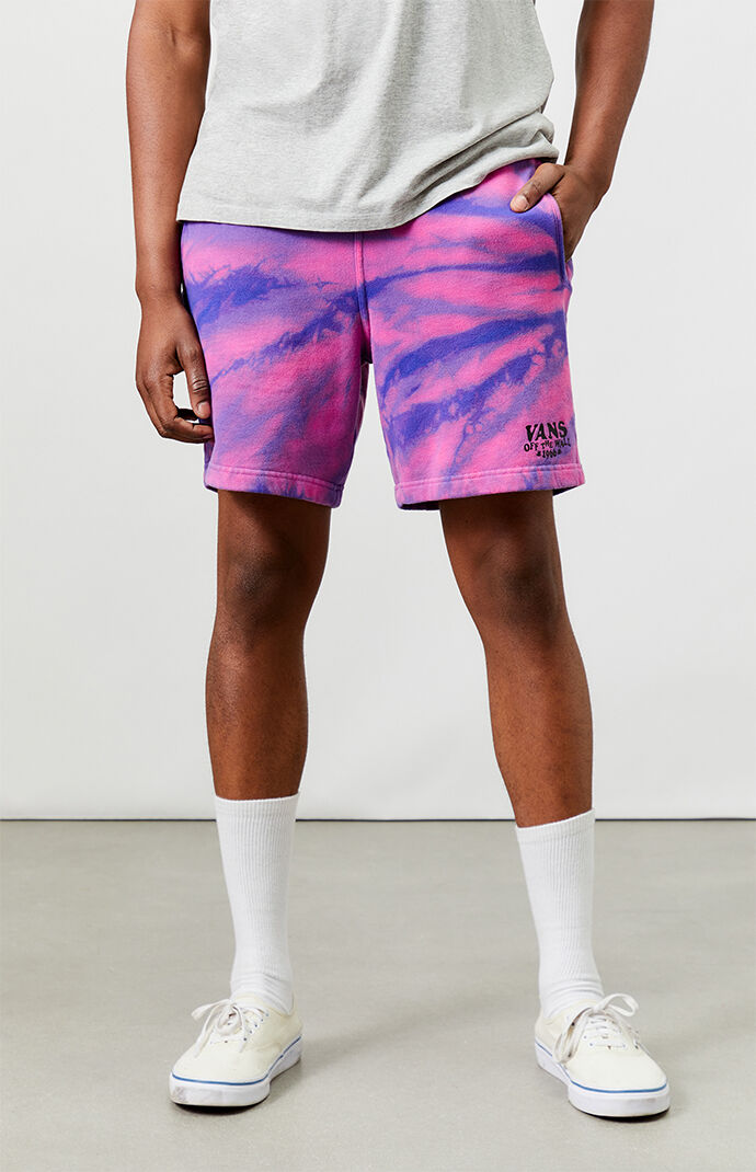 vans tie dye shorts