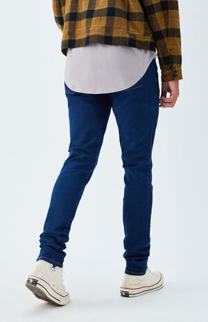 Dark Stacked Skinny Jeans image number 4