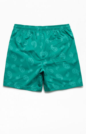 Tonal Paisley AOP 6.5" Swim Trunks image number 2