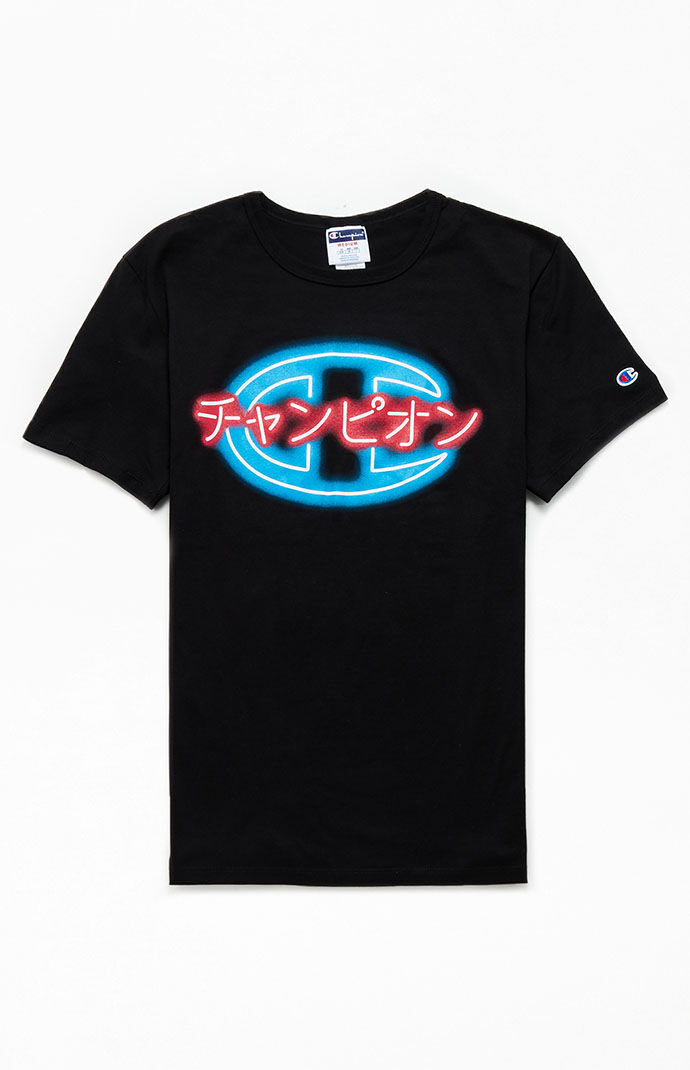 Champion neon top t shirt